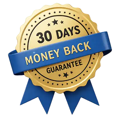 30 day money-back guarantee